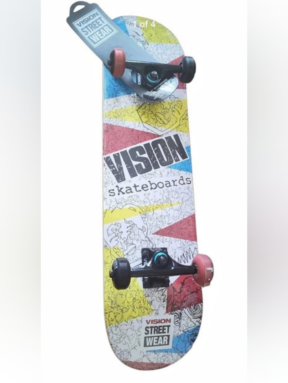Vision Street Wear 31" Skateboard Multicolor Skateboard New